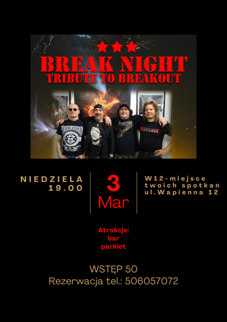 Break Night tribute to breakout